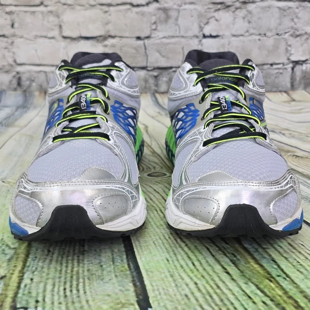 New Balance 1340v2 Running Shoes Mens 15 D Silver‎ Blue Lime M1340SB2 Stability
